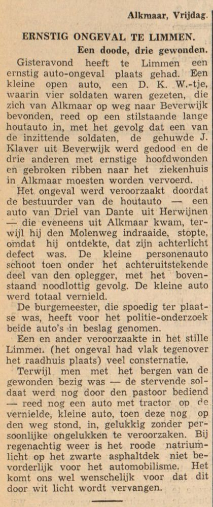 19391117 AlkmCrnt Overlijden JKlaver.jpg